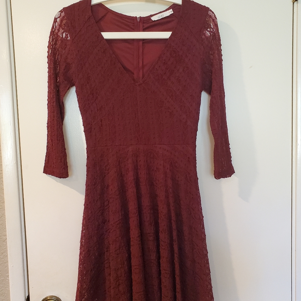 Lush Dress in Maroon (Size M)